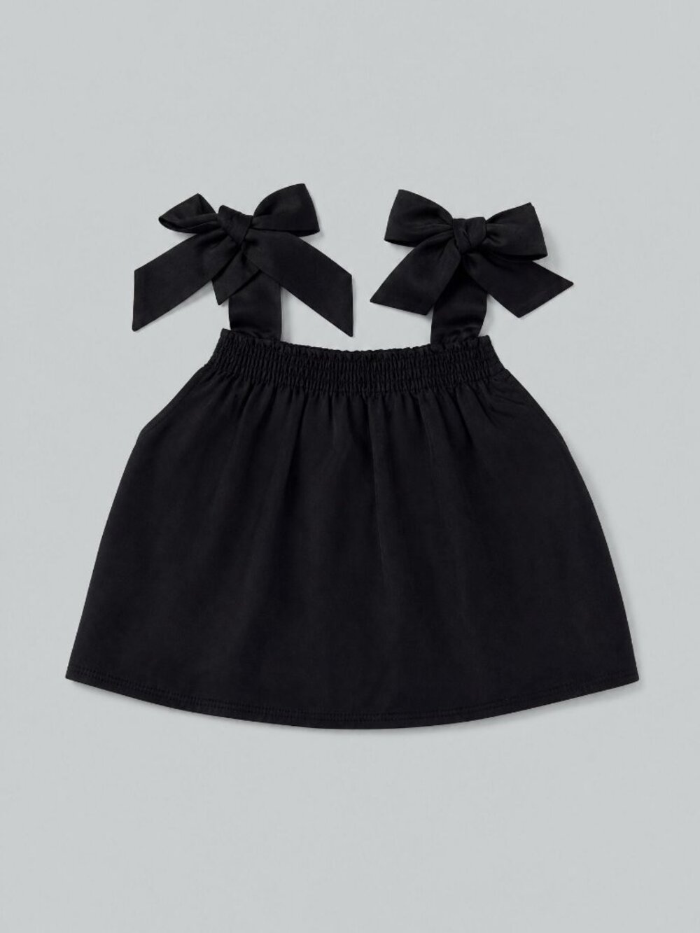 Tie Shoulder Top - Black